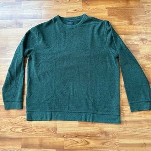 4/$15 Members Mark green crew neck sweater